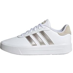 Adidas Femme Court Platform Shoes, Cloud White/Champagne Met/Aluminium, 40 2/3 EU - Publicité Adidas Femme Court Platform Shoes, Cloud White/Champagne Met/Aluminium, 40 2/3 EU - Publicité