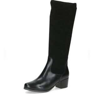 CAPRICE Bottes femme à talon bloc tige stretch, Noir (Black Comb), 38,5 EU - Publicité CAPRICE Bottes femme à talon bloc tige stretch, Noir (Black Comb), 38,5 EU - Publicité