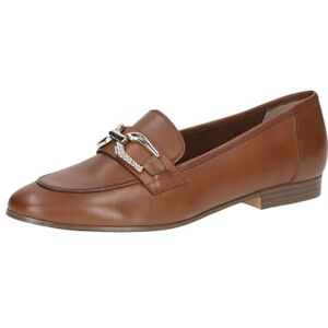 Caprice Mocassins Femme en Cuir à Talon Bloc, Marron (Cognac Nappa), 38 EU - Publicité Caprice Mocassins Femme en Cuir à Talon Bloc, Marron (Cognac Nappa), 38 EU - Publicité