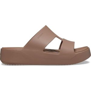 Crocs Femme Getaway Platform H-Strap Sandales, Latte, 37/38 EU - Publicité Crocs Femme Getaway Platform H-Strap Sandales, Latte, 37/38 EU - Publicité