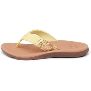 REEF Femme Santa Ana Tongues, Banane pâle, 38.5 EU - Publicité REEF Femme Santa Ana Tongues, Banane pâle, 38.5 EU - Publicité