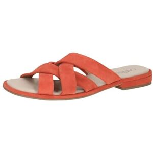 CAPRICE Mules Femme en Cuir Estivales, Orange (Orange Suede), 42 EU - Publicité CAPRICE Mules Femme en Cuir Estivales, Orange (Orange Suede), 42 EU - Publicité