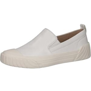 CAPRICE Chaussures à Enfiler Femme en Cuir Plates, Blanc (White Softnap.), 41 EU - Publicité CAPRICE Chaussures à Enfiler Femme en Cuir Plates, Blanc (White Softnap.), 41 EU - Publicité