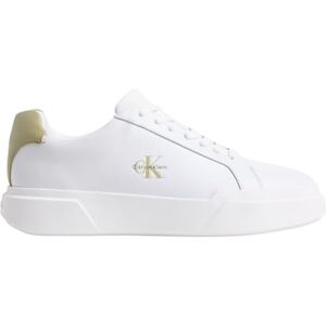 Calvin Klein Homme Chunky Cupsole Laceup LTH Ym0ym01344 Bas, White (Bright White/Sage Green), 42 EU - Publicité Calvin Klein Homme Chunky Cupsole Laceup LTH Ym0ym01344 Bas, White (Bright White/Sage Green), 42 EU - Publicité