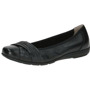 CAPRICE Ballerines Femme en Cuir Confortables, Noir (Black Deer), 38 EU - Publicité CAPRICE Ballerines Femme en Cuir Confortables, Noir (Black Deer), 38 EU - Publicité
