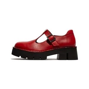Fly London Femme BAIZ162FLY Mary Jane Flat, Rouge, 38 EU - Publicité Fly London Femme BAIZ162FLY Mary Jane Flat, Rouge, 38 EU - Publicité