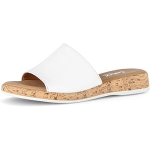 Gabor Mules pour femme, sabots, mules avec largeur supplémentaire modérée (G), Blanc 50, 40 EU - Publicité Gabor Mules pour femme, sabots, mules avec largeur supplémentaire modérée (G), Blanc 50, 40 EU - Publicité