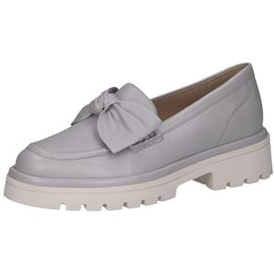 CAPRICE Chaussures à Enfiler Femme en Cuir avec nœud, Gris (Lt.Blue Perl), 40 EU - Publicité CAPRICE Chaussures à Enfiler Femme en Cuir avec nœud, Gris (Lt.Blue Perl), 40 EU - Publicité