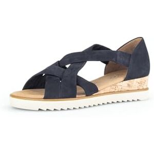 Gabor Sandales compensées pour femme, Bleu 36, 39 EU - Publicité Gabor Sandales compensées pour femme, Bleu 36, 39 EU - Publicité