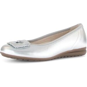Gabor Ballerines classiques pour femme, Argent 10, 39 EU - Publicité Gabor Ballerines classiques pour femme, Argent 10, 39 EU - Publicité