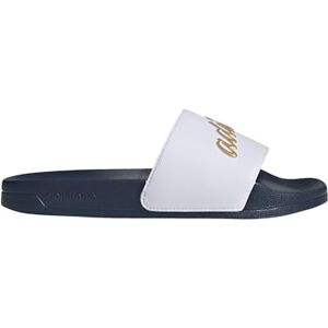 Adidas Femme ADILETTE SHOWER, Cloud White/Gold Metallic/Navy, 37 EU - Publicité Adidas Femme ADILETTE SHOWER, Cloud White/Gold Metallic/Navy, 37 EU - Publicité