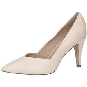 CAPRICE Escarpins Femme en Cuir à Talon Entonnoir, Crème (Cream Perlato), 38,5 EU - Publicité CAPRICE Escarpins Femme en Cuir à Talon Entonnoir, Crème (Cream Perlato), 38,5 EU - Publicité