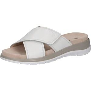 CAPRICE Mules Femme en Cuir à Scratch, Blanc (White Nappa), 39 EU - Publicité CAPRICE Mules Femme en Cuir à Scratch, Blanc (White Nappa), 39 EU - Publicité