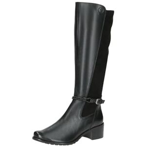 CAPRICE Bottes hautes femme avec talon avec boucle Jusqu’au genou, Noir (Black Comb), 37,5 EU - Publicité CAPRICE Bottes hautes femme avec talon avec boucle Jusqu’au genou, Noir (Black Comb), 37,5 EU - Publicité