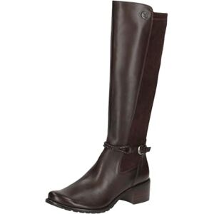 CAPRICE Bottes hautes femme avec talon avec boucle Jusqu’au genou, Marron (Dk Brown Comb), 38,5 EU - Publicité CAPRICE Bottes hautes femme avec talon avec boucle Jusqu’au genou, Marron (Dk Brown Comb), 38,5 EU - Publicité