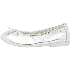 Naturino Margot-Ballerine avec nœud, Argent argenté., 26 EU - Publicité Naturino Margot-Ballerine avec nœud, Argent argenté., 26 EU - Publicité