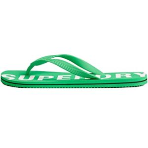 Superdry Tongs pour homme Code Essential, Vert vif, Small - Publicité Superdry Tongs pour homme Code Essential, Vert vif, Small - Publicité