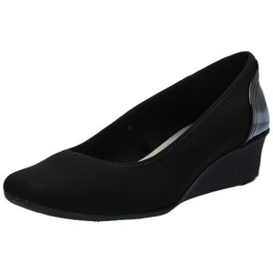 ANNE KLEIN Sport Women's Wisher Fabric Wedge Pump, Black, 6 UK - Publicité ANNE KLEIN Sport Women's Wisher Fabric Wedge Pump, Black, 6 UK - Publicité