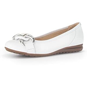 Gabor Ballerines classiques pour femme, plates pour femme, largeur supplémentaire modérée (G), Blanc 50, 40 EU - Publicité Gabor Ballerines classiques pour femme, plates pour femme, largeur supplémentaire modérée (G), Blanc 50, 40 EU - Publicité