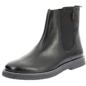 Kickers Lorel, Boots Homme, Noir Mat, 45 - Publicité Kickers Lorel, Boots Homme, Noir Mat, 45 - Publicité