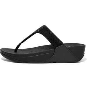 Fitflop Sandales compensées Lulu pour femme, tout noir, pointure 39 - Publicité Fitflop Sandales compensées Lulu pour femme, tout noir, pointure 39 - Publicité