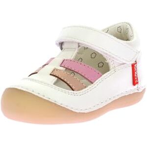 Kickers SUSHY,Salome Bebe Blanc Casse Rose Or Rose, 27 EU - Publicité Kickers SUSHY,Salome Bebe Blanc Casse Rose Or Rose, 27 EU - Publicité