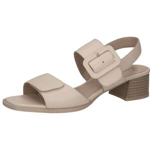 CAPRICE Sandales femme à talons en cuir Élégantes, Crème (Offwhite Nappa), 38 EU - Publicité CAPRICE Sandales femme à talons en cuir Élégantes, Crème (Offwhite Nappa), 38 EU - Publicité