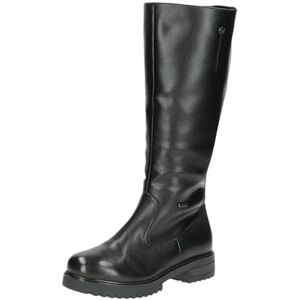 CAPRICE Bottes hautes sans talon Doublées Déperlantes, Noir (Black Nappa), 37 EU - Publicité CAPRICE Bottes hautes sans talon Doublées Déperlantes, Noir (Black Nappa), 37 EU - Publicité