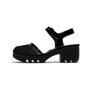 Fly London Women's TEYO583FLY Sandal, Black, 42 - Publicité Fly London Women's TEYO583FLY Sandal, Black, 42 - Publicité