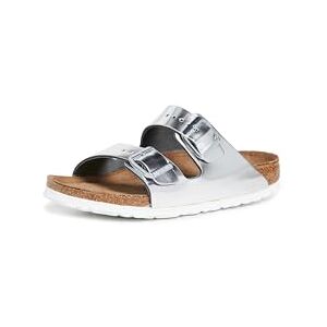 Birkenstock Cuir argenté métallisé, 37 EU - Publicité Birkenstock Cuir argenté métallisé, 37 EU - Publicité