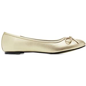 Andrés Machado Ballerines pour Femmes/Filles à Talons Plats et nœud décoratif TG104 Chaussures Plates pour l´éte et l´Hiver Ballerines en Cuir synthétique -Doré EU 45 - Publicité Andrés Machado Ballerines pour Femmes/Filles à Talons Plats et nœud décoratif TG104 Chaussures Plates pour l´éte et l´Hiver Ballerines en Cuir synthétique -Doré EU 45 - Publicité