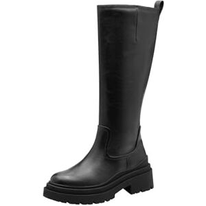 Tamaris Femme Damen Long Boot Flat Botte Haute Jusqu'au Genou, Noir, 36 EU - Publicité Tamaris Femme Damen Long Boot Flat Botte Haute Jusqu'au Genou, Noir, 36 EU - Publicité