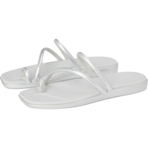 Crocs Sandales plates Miami pour femme, metallic silver, 42-43 EU - Publicité Crocs Sandales plates Miami pour femme, metallic silver, 42-43 EU - Publicité
