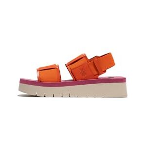 Fly London Women's SORU277FLY Sandal, Scarlet/orange/lilac, 38 - Publicité Fly London Women's SORU277FLY Sandal, Scarlet/orange/lilac, 38 - Publicité