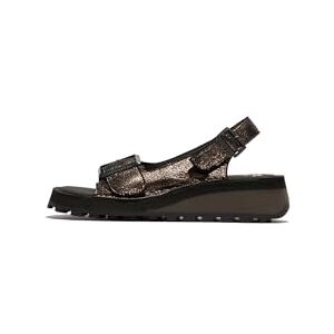 Fly London Women's HUIX560FLY Sandal, Graphite, 40 - Publicité Fly London Women's HUIX560FLY Sandal, Graphite, 40 - Publicité