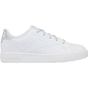 Reebok Fille Court Clean, White White Silvermet, 27 EU - Publicité Reebok Fille Court Clean, White White Silvermet, 27 EU - Publicité