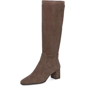 CAPRICE Bottes femme hautes à talons hauteur genou véganes, Marron (Cafe Stretch), 42 EU - Publicité CAPRICE Bottes femme hautes à talons hauteur genou véganes, Marron (Cafe Stretch), 42 EU - Publicité