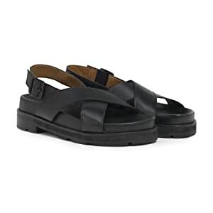 Aigle Femme ALTHAE Sandal Mocassin à Sangles, Noir, 38 EU - Publicité