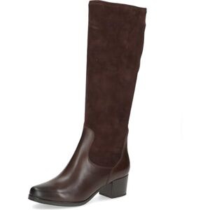 CAPRICE Bottes femme à talon bloc tige stretch, Marron (Dk Brown Comb), 37 EU - Publicité CAPRICE Bottes femme à talon bloc tige stretch, Marron (Dk Brown Comb), 37 EU - Publicité