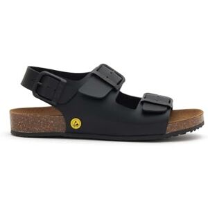 Scholl Mixte Cork Pro Sandalo Sandale Plate, Noir, 42 EU - Publicité Scholl Mixte Cork Pro Sandalo Sandale Plate, Noir, 42 EU - Publicité