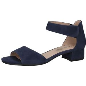 CAPRICE Sandales à talon femme en cuir avec brides, Bleu (Ocean Suede), 37 EU - Publicité CAPRICE Sandales à talon femme en cuir avec brides, Bleu (Ocean Suede), 37 EU - Publicité