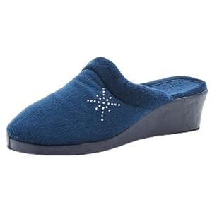 Damart Mules Fantaisie strassée Femme Bleu Taille 36 - Publicité Damart Mules Fantaisie strassée Femme Bleu Taille 36 - Publicité