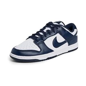 Nike -107 Dunk Low Retro Homme White/Midnight Navy-White EU 40 - Publicité Nike -107 Dunk Low Retro Homme White/Midnight Navy-White EU 40 - Publicité