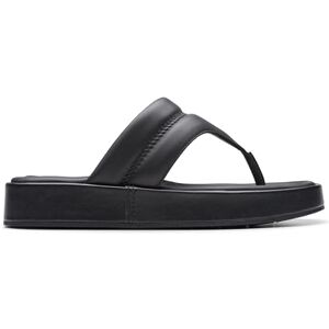 Clarks Femme Alda Walk Sandale, Black Leather, 38.5 EU - Publicité Clarks Femme Alda Walk Sandale, Black Leather, 38.5 EU - Publicité