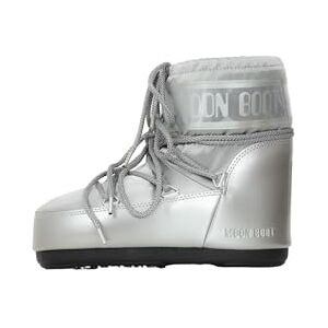 Moon Boot Boot Icon Low Glance en Satin Argenté - Publicité Moon Boot Boot Icon Low Glance en Satin Argenté - Publicité