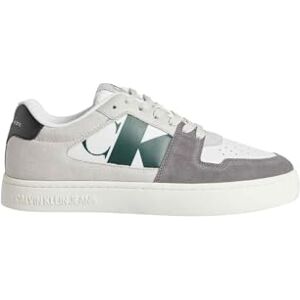 Calvin Klein Baskets Cupsole Homme Classic Heritage Chaussures, Multicolore (White/Mushroom/G Palm/Black), 42 - Publicité Calvin Klein Baskets Cupsole Homme Classic Heritage Chaussures, Multicolore (White/Mushroom/G Palm/Black), 42 - Publicité