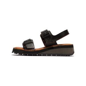 Fly London Women's HAVI556FLY Sandal, Black/orange, 40 - Publicité Fly London Women's HAVI556FLY Sandal, Black/orange, 40 - Publicité