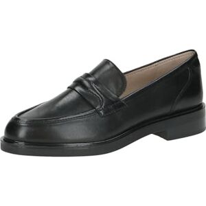 CAPRICE Mocassins Femme en Cuir à Talon Bloc, Noir (Black Nappa), 40,5 EU - Publicité CAPRICE Mocassins Femme en Cuir à Talon Bloc, Noir (Black Nappa), 40,5 EU - Publicité