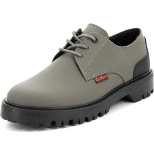 Kickers Deckdear, Derbies Femme, Gris, 39 - Publicité Kickers Deckdear, Derbies Femme, Gris, 39 - Publicité