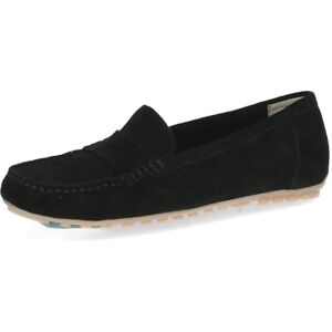 CAPRICE Mocassin Femme Plat, Noir (BLK Deer Suede), 36 EU - Publicité CAPRICE Mocassin Femme Plat, Noir (BLK Deer Suede), 36 EU - Publicité
